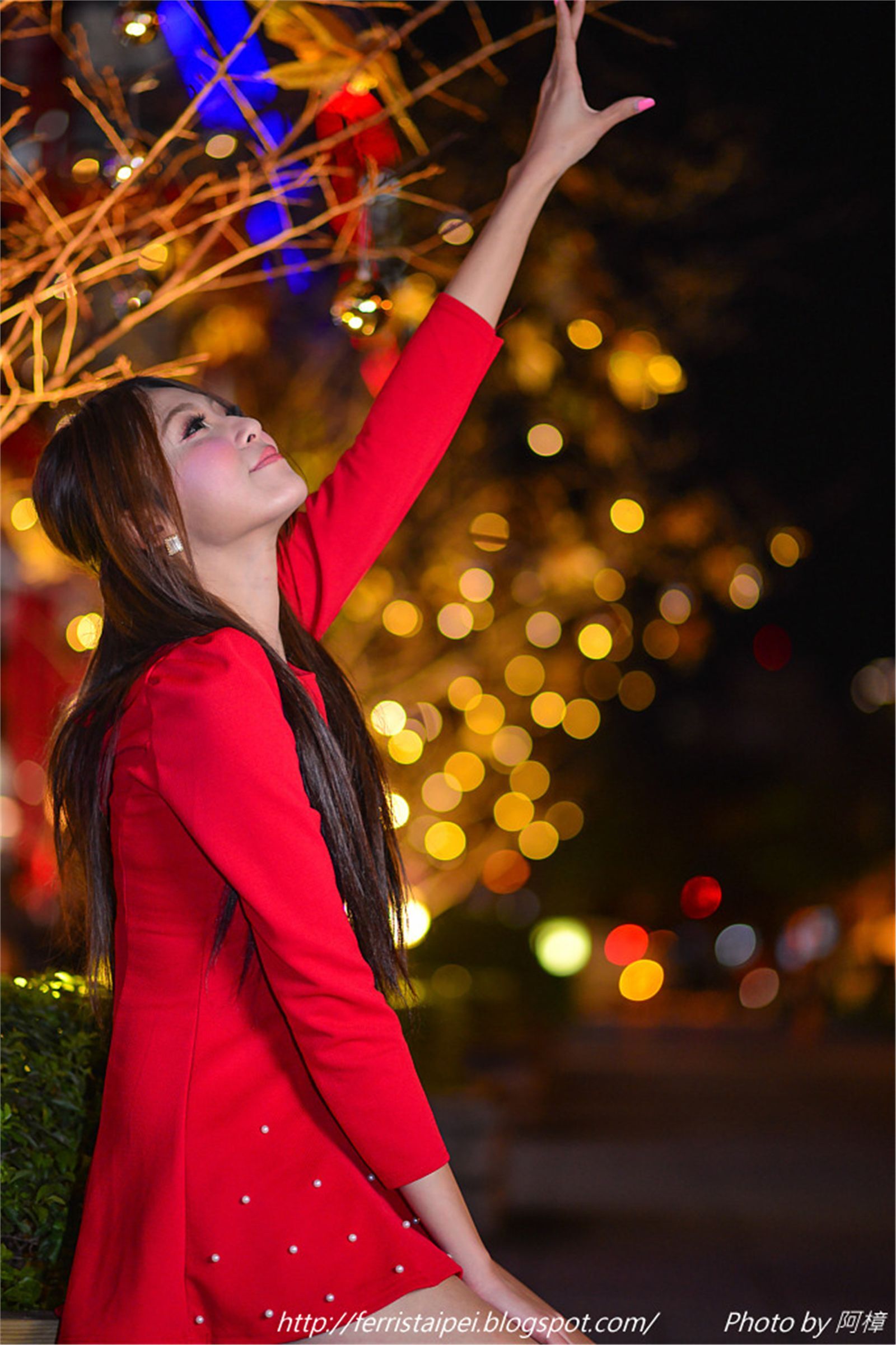 Beautyleg女神-小雪 Winnie台南耶诞夜拍